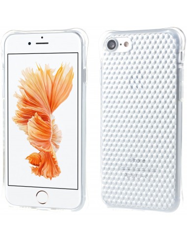 Coque iPhone 8 et iPhone 7 silicone - anti-choc style diamant