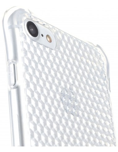 Coque iPhone 8 et iPhone 7 silicone - anti-choc style diamant