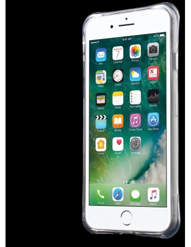 Coque iPhone 8 et iPhone 7 silicone - fantaisie girafe