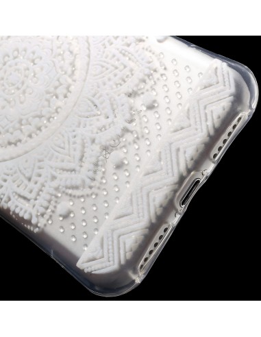 Coque iPhone 8 et iPhone 7 silicone - fantaisie mandala