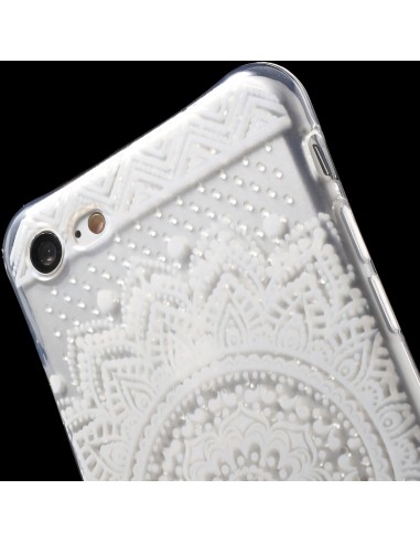 Coque iPhone 8 et iPhone 7 silicone - fantaisie mandala