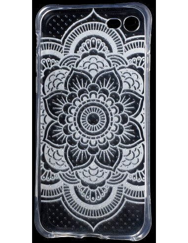 Coque iPhone 8 et iPhone 7 silicone - fantaisie floral