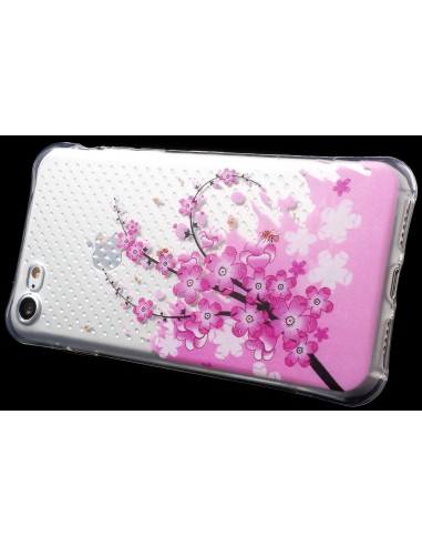 Coque iPhone 8 et iPhone 7 silicone - fantaisie explosion de fleurs