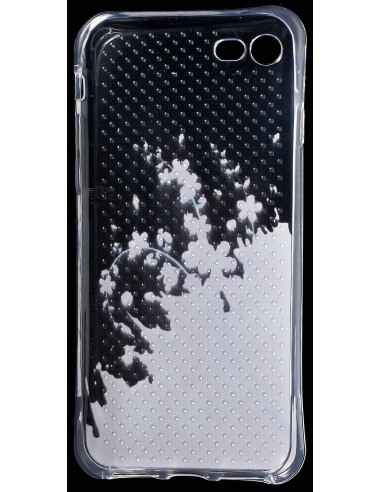 Coque iPhone 8 et iPhone 7 silicone - fantaisie explosion de fleurs