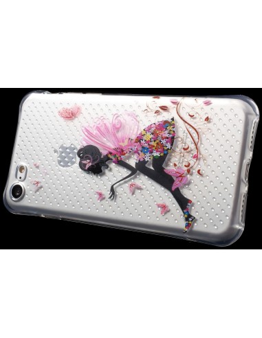 Coque iPhone 8 et iPhone 7 silicone - fantaisie butterfly