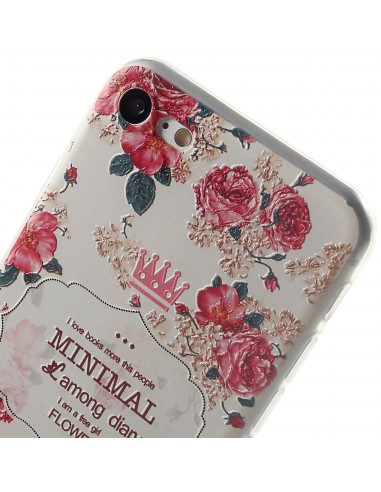 Coque iPhone 8 et iPhone 7 silicone souple free girl