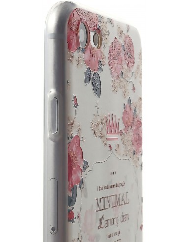 Coque iPhone 8 et iPhone 7 silicone souple free girl