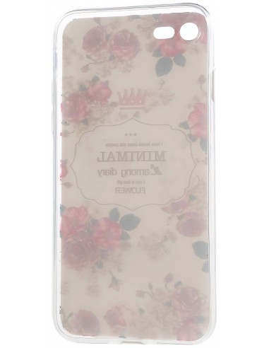 Coque iPhone 8 et iPhone 7 silicone souple free girl