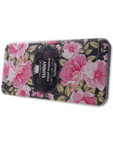 Coque iPhone 8 et iPhone 7 silicone souple pretty flowers