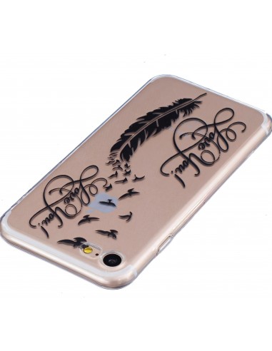 Coque iPhone 8 et iPhone 7 silicone love you