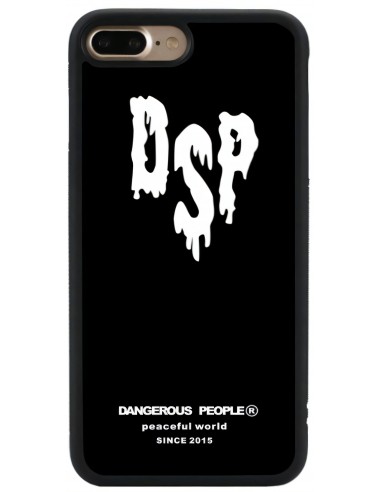 Coque iPhone 8 Plus et 7 Plus silicone white dsp