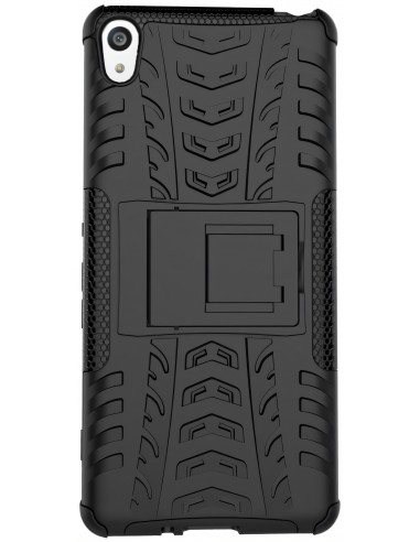 Coque sony Xperia XA silicone hybrid avec support