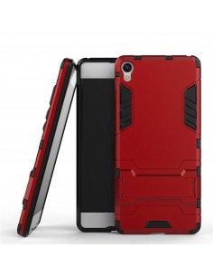 Coque sony Xperia XA silicone hybrid 2 en 1 Rouge Coque sony Xperia XA silicone hybrid 2 en 1 Rouge