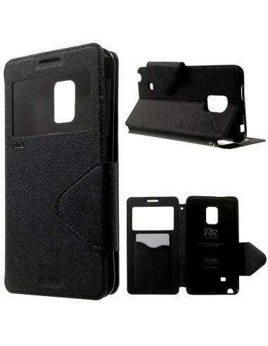 Etui galaxy note edge avec fenetre