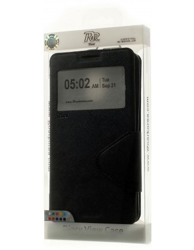 Etui galaxy note edge avec fenetre