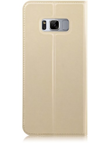 Etui Galaxy S8 Plus simili-cuir silicone