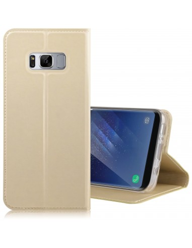 Etui Galaxy S8 Plus simili-cuir silicone