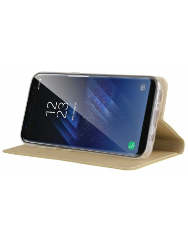 Etui Galaxy S8 Plus simili-cuir silicone