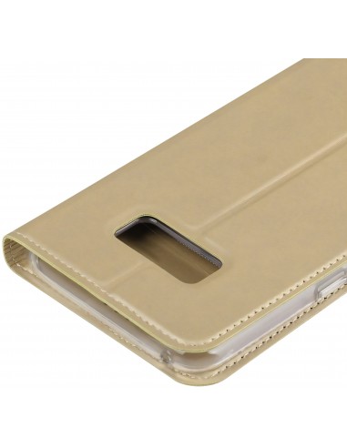 Etui Galaxy S8 Plus simili-cuir silicone