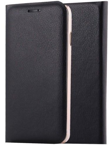 Etui iPhone 8 et iPhone 7 style cuir retro avec insert carte 