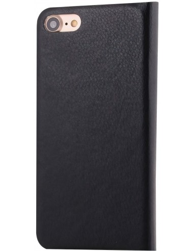 Etui iPhone 8 et iPhone 7 style cuir retro avec insert carte 
