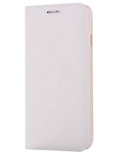 Etui iPhone 8 et iPhone 7 style cuir retro avec insert carte 