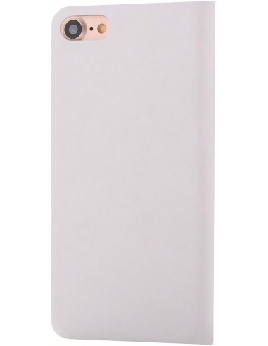 Etui iPhone 8 et iPhone 7 style cuir retro avec insert carte 