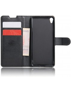 Etui sony Xperia XA simili-cuir Noir