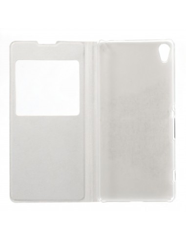 Etui sony Xperia XA simili-cuir avec fenetre