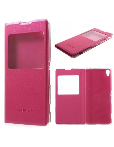 Etui sony Xperia XA simili-cuir avec fenetre