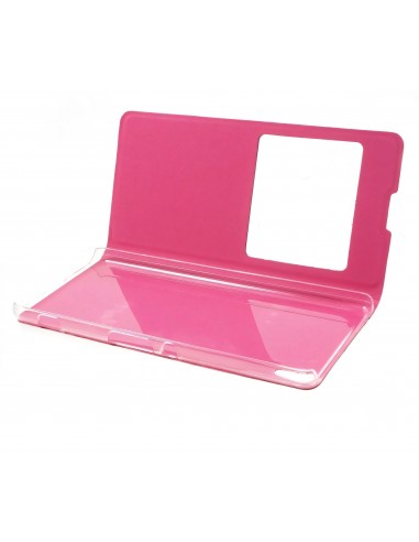 Etui sony Xperia XA simili-cuir avec fenetre