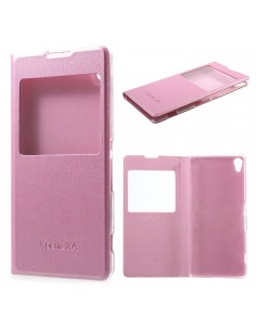 Etui sony Xperia XA simili-cuir avec fenetre