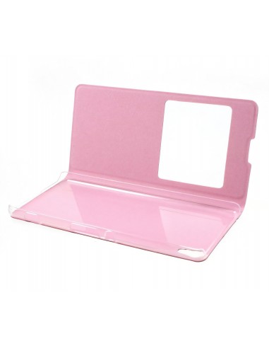 Etui sony Xperia XA simili-cuir avec fenetre