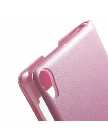 Etui sony Xperia XA simili-cuir avec fenetre