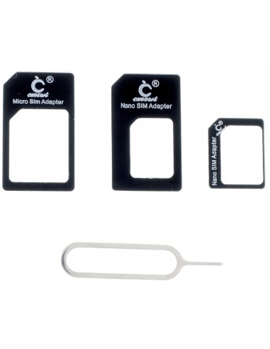 Adaptateur carte sim nano micro standard