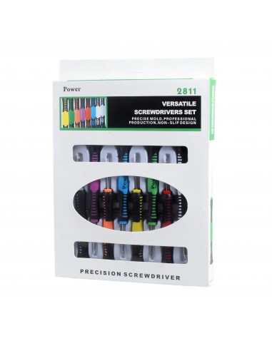 Outils de precisions 8 tournevis et 8 spatules