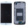 Ecran LG K10 avec chassis Blanc