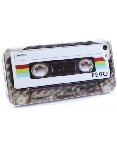 Coque en silicone iPhone SE 5s 5 Retro Cassette