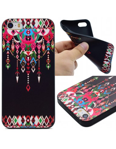 Coque iPhone SE 5s 5 silicone Tribal