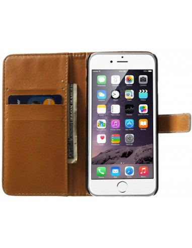 Etui iPhone 6s iPhone 6 Portefeuille Crown