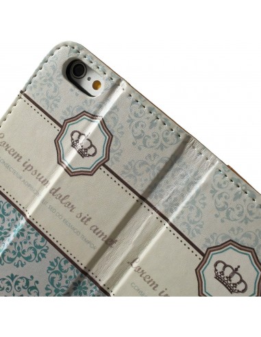 Etui iPhone 6s iPhone 6 Portefeuille Crown