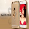Coque iPhone 6s 6 Silicone Crystal Cygne SHENGO