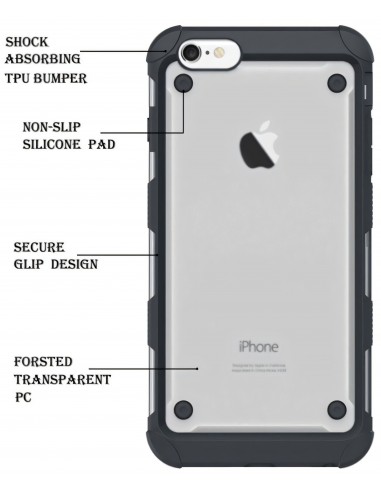 Coque iPhone 6 en Silicone Antichoc renforcé