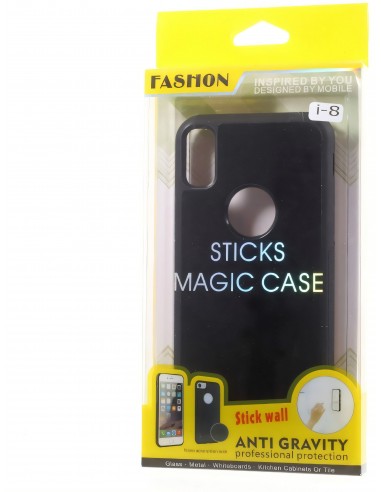 Coque iPhone X Silicone Antigravité