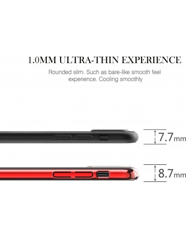 Coque iPhone X Silicone Star Series Cœur de Cristal KINGXBAR