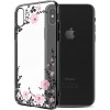 Coque iPhone X Swarovski Fleurs KAVARO
