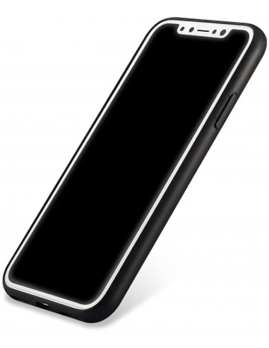 Coque iPhone X Style Cuir et Rivets Antichoc XOOMZ