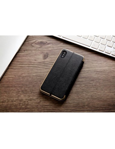 Etui iPhone X Simili Cuir et Silicone CMAI2