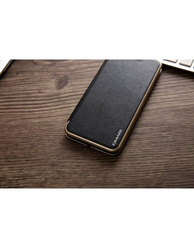 Etui iPhone X Simili Cuir et Silicone CMAI2