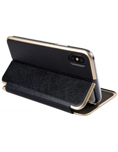 Etui iPhone X Simili Cuir et Silicone CMAI2